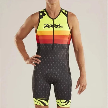 Zootekoi Triathlon Men's Breathable Sleeveless Jacket