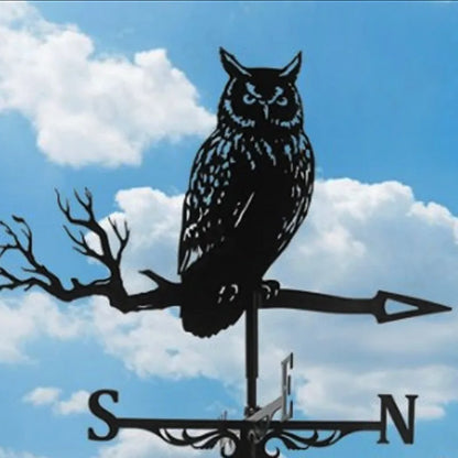 Metal Weathervane,Witch Iron Weather Vane,Sea Rover Wind Direction Indicator,Garden Decoration,Outdoor Roof Decoration,Gardening