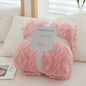 New Jacquard Rhombus Taffy Velvet Blanket Single Layer Double Sided Milk Velvet Soft Warm Throw Blanket for Sofa Bed Office Air