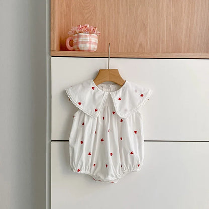 New Summer Newborn Baby Girl Jumpsuit 0-24m Baby Girl Clothing
