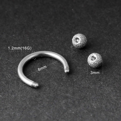 31 Styles 16G Surgical Steel 1 Pcs Nose Septum Rings Piercing Jewelry