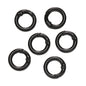5Pcs Colorful  O Ring Spring Clasp Openable Round Carabiner Keychain Clips Hook Dog Chain DIY Jewelry Buckle Connector