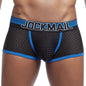 Sexy Men Underwear Boxer Shorts New Trunks Mens Boxershorts Underware Boxers Funny  Low Waist Nylon Mesh Breathable Quick Drying