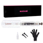 Infrared Steam Hair Straightener Curler Ceramic Glaze Plate 450°F Fast Heating Vapor Flat Iron Straightening Irons Dual Voltage