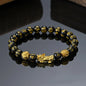 Feng Shui Wealth And Luck Bracelet Black Obsidian