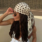 2026 Dot Print Square Scarf For Women Silk Shawl Neckerchief Female Hair Bands Head Wraps Headband Foulard Satin Hijab Bandana
