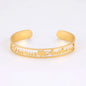 Personalized Name Bracelet for Women Men Custom Jewelry Stainless Steel Customized Bangle Gold Color Arabic Name Birthday Gifts
