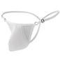 Sexy Men's Underwear Ice Silk Mesh Pouch Thin See-Through Underpants Jockstrap T Pants Elastic Waist Adjustable Thong