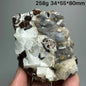 Natural Dark Brown Andradite Garnet Cluster Raw Crystal Mineral Specimen Calcite Matrix Healing Stone Home Decoration