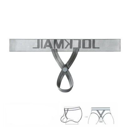 Mens Panties Cockring Thongs Sexy Penis Silicone O Ring Bondage Gay Underwear Buttocks Underpants Open Butt Lingerie