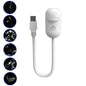 USB galaxy Projector Night Light 2-in-1 Mini Galaxy 360° Rotate LED Starry Sky Ambient Lamp For Party Home Saturn Decoration