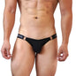 Mens Slip Bikini Jockstrap Mens Panties Ice Silk Underwear Sissy Sexy Panties Thongs Leg Strap Lingerie Male Jockstrap T-back