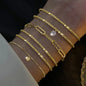 6pcs 925 Sterling Silver Rhinestone Bracelets for Women Girls Luxury