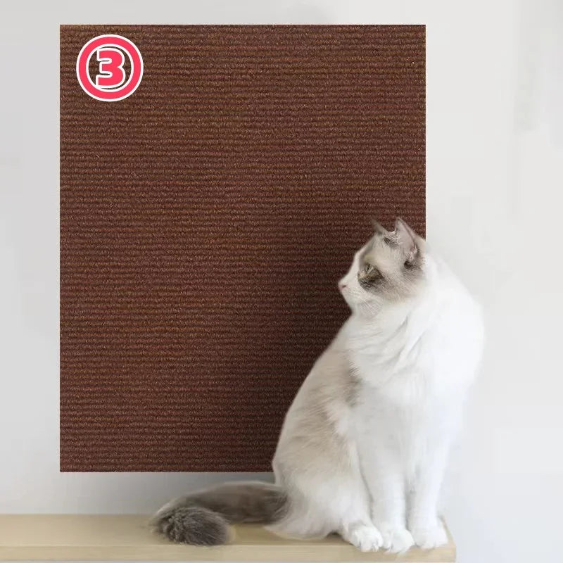 Trimmable Self-Adhesive Carpet Cats Scratch Board Wall Anti Cat Scratch Sofa Diy Cats Scratch Board Sofa Protection Paws Sharpen