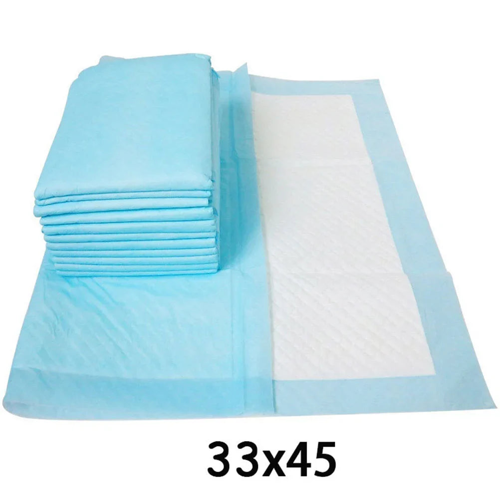 20Pcs Disposable Diaper Pad Baby Nursing Pad Water Absorption Changing Mat Breathable Nappy for Adults Cloth Blue Elderly Baby