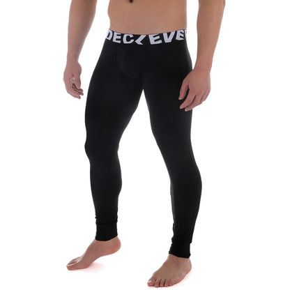 Men's Sexy Compression Pants Tights Leggings Running Training Sport Fitness Modal Fit Joggings Workout Trousers Elastic