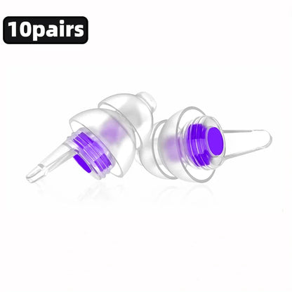 Ear Plugs High Fidelity Concert - Ear Protection for Concerts, Musicians Reusable/Hypoallergenic Earplugs - Noise Reduction