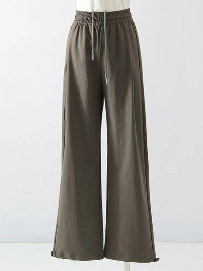 ChicEase High Waist Wide Leg Joggers