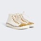 Golden Toe Board Shoes for Both Men and Women, High-end Street Dance Performance Shoes, Adult Lace Up Flat Canvas Shoes