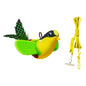 iLMH Indoor Interactive Birds Toy for Cat Chasing Teasing Toy Sounding Catnip Cat Teaser Toy Self-hilarity Wall Hanging Cat Toy