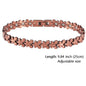 Women Magnetic Therapy Anklets 99.9% Pure Solid Copper 3500 Gauss Magnets Ankle Pain Relief for Arthritis Adjustable Size