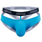 Jockmail Ice Silk Jockstrap Men Underwear Sexy Harness Thong G String Leg Ring Bondage Lingerie Hombre Strap Panties T-back