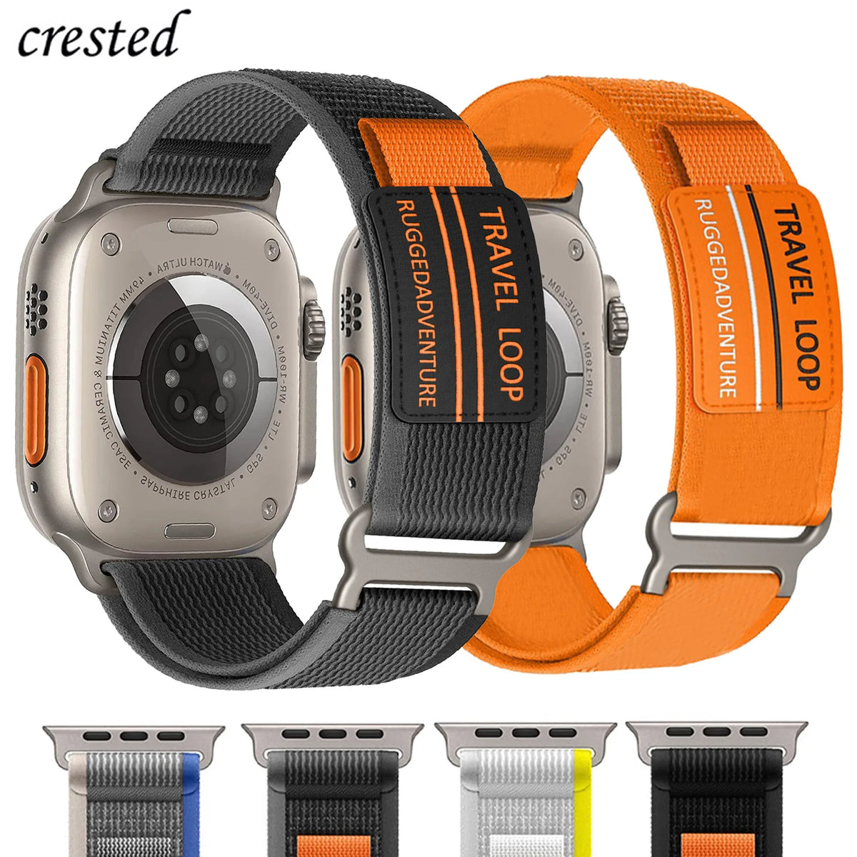 Apple Watch Nylon Trail Loop Band with Patch