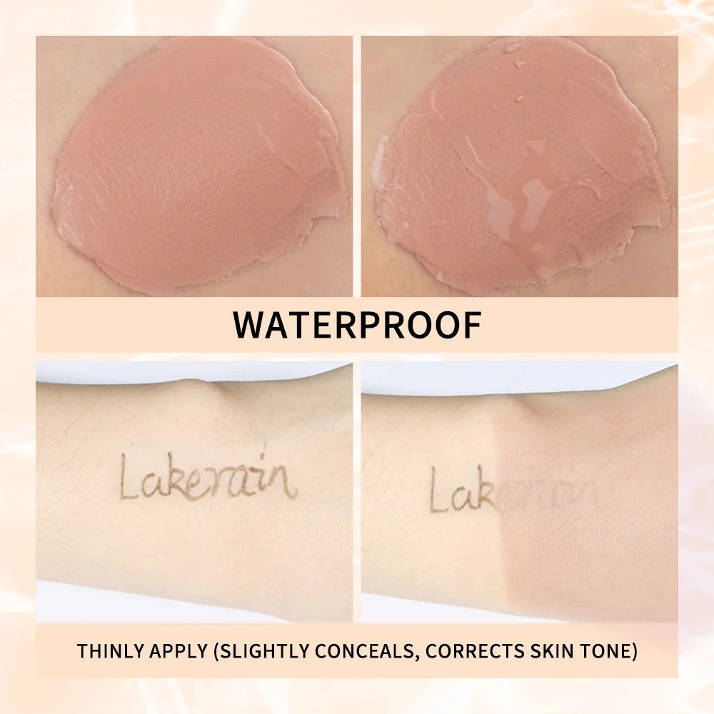 Waterproof Color Changing Liquid Foundation Centella Korean High Coverage Foundation Cream For Face Base Makeup