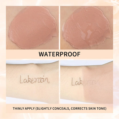 Waterproof Color Changing Liquid Foundation Centella Korean High Coverage Foundation Cream For Face Base Makeup
