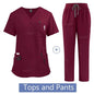 Women's Medical Suit Surgical Gown with Pockets