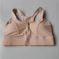 Women's Zipper Shockproof Sports Bra