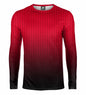 Spring and Autumn Fashion Long Sleeve Men's Abstract 3D Striped Gradient Solid Color Printing Loose Casual Hoodie
