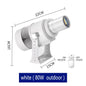 Custom Led HD Gobo Logo Projector Indoor Outdoor Ip67 Waterproof Rotating Advertising Image Projection Light For Floor Wedding