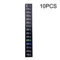 5Pcs/10Pcs Aquarium Fish Tank Strip Stick-on discolor Thermometer Sticker Adhesive Sticky Dual Scale Sticker Temperature Tools