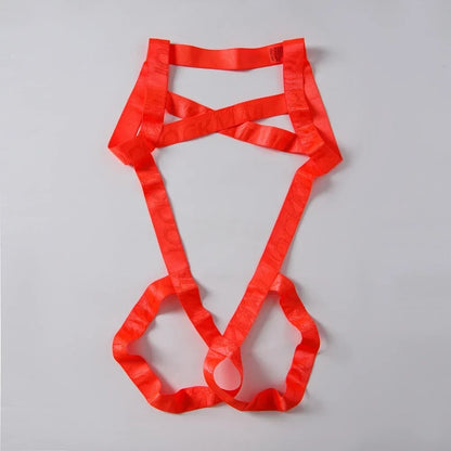 Sexy Lingerie Man Harness Chest Bodysuit Fetish Men Hollow Out Bondage Jockstrap Gay Underwear Men's Jumpsuit Ring Strap Fun