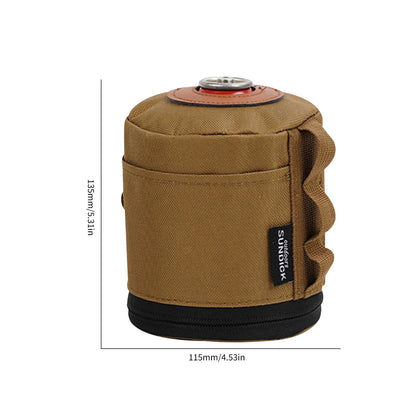 Camping Gas Can Portable Ventilated Propane & Butane Protector Outdoor