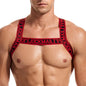 Man Harness Sissy Fetish Man Rave Costumes Lingerie Sexy Men Strap Shoulder Bondage Chest  Elastic Belt Erotic Hombre Hollow