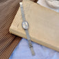 1pc New Fashionable Women's Watch With Gold Bracelet, Vintage & Luxury Ins Style, Elegant & Versatile Quartz Watch ladies watch