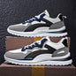 Men's Low-Top Laced Training Sneakers, Suitable for Outdoor Workouts, Anti-Slip Comfortable Hiking Shoes