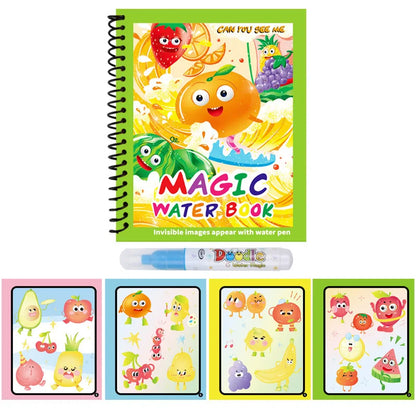 Magic Water Drawing Book – Reusable Mess-Free Painting Toy