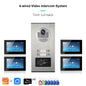 ANJIELO 2-12 Units Apartment Doorbell Video Intercom System Digital Frame Background Music Detection Preview NEW 2026
