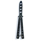 Folding Butterfly Knife Trainer Stainless Steel Pocket Practice Training Uncut Tool for Outdoor Games Hand Movements
