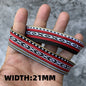 5 Yards 1~3CM Geometric Flower Designs Are Selling Well Embroidered Jacquard Ribbon Decorative Clothing Dog Chain Curtains