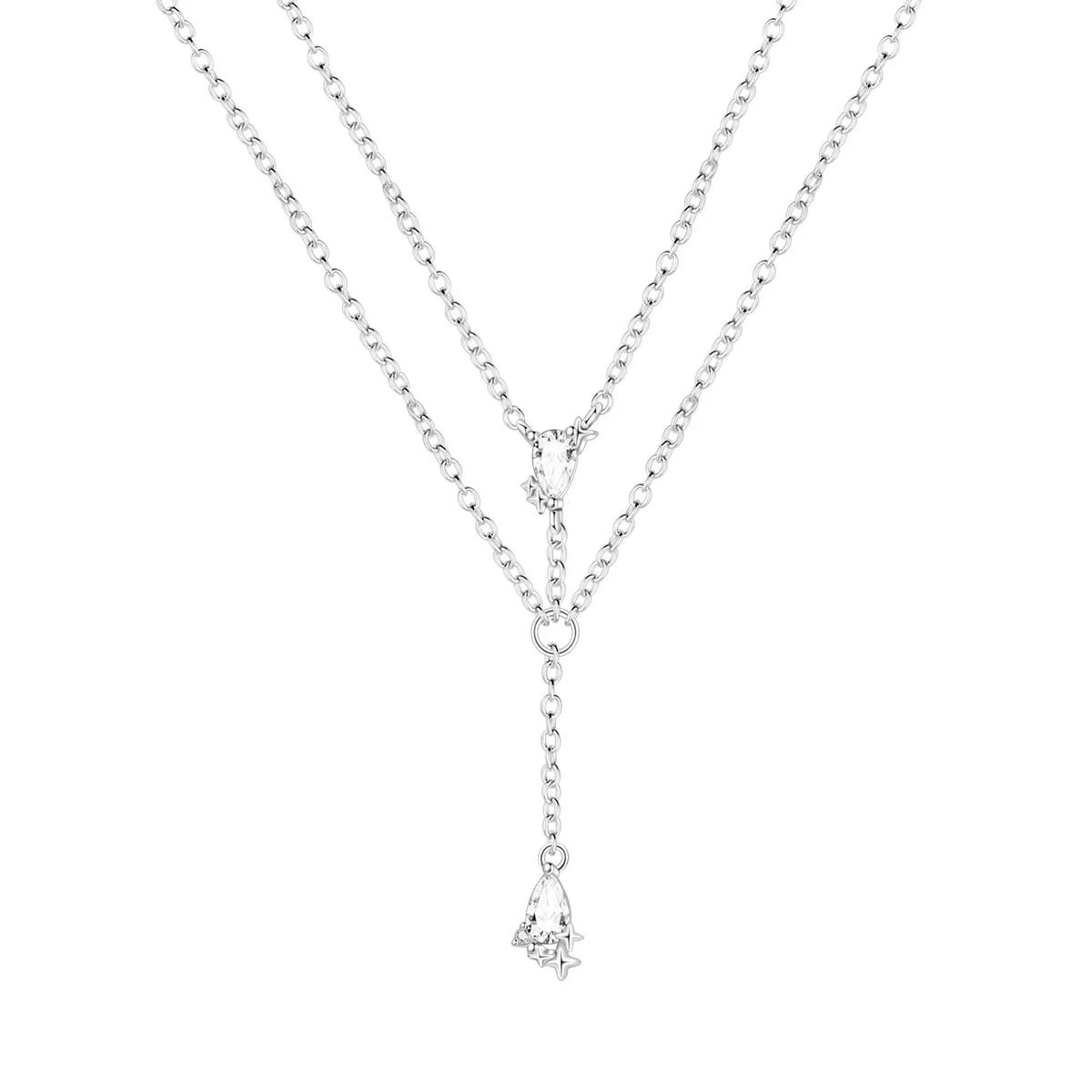 Romantic Pink Crown Heart Pendant Necklace Genuine 925 Sterling Silver Elegant Fine Jewelry for Women Wedding Holiday Presents