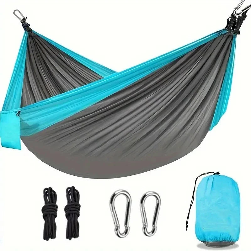 Camping Hammock Single Portable Hammocks with 2 Tree Straps and