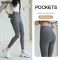 BIVIGAOS Women's Sharkskin Leggings - White
