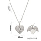 Stylish and Personalized Heart-shaped Necklace for Women High-end and eExquisite Pendant Stainless Steel Clavicle Chain Jewelry