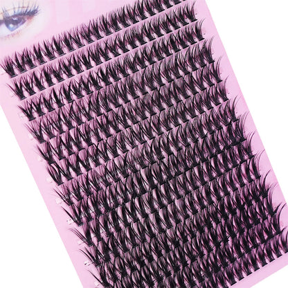 280pcs 40D Clusters False Eyelashes DIY Volume Individual Wispy Fluffy Lash Extensions for Makeup