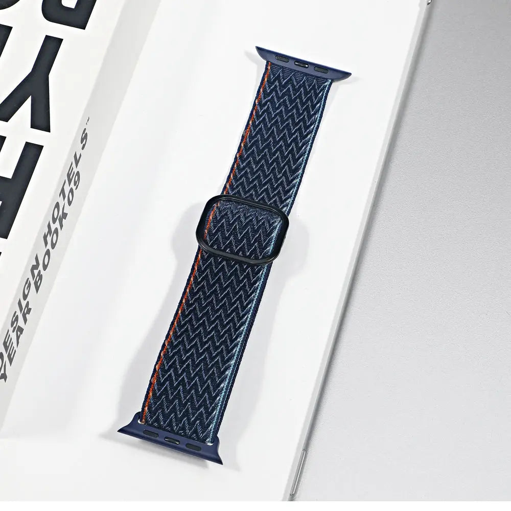 Apple Watch Stretch Nylon Loop Band, Solid & Patterned