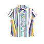 KLKXMYT Chic Stripe Pants Set Women Sleeveless Short Shirt Top Straight Trousers Suits 2026 Summer Woman Outfits ﻿